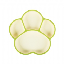 Wellrise Silicone Bicolour Baby Plate With Suction