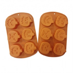 Silicone Halloween Pumpkin Baking Mold